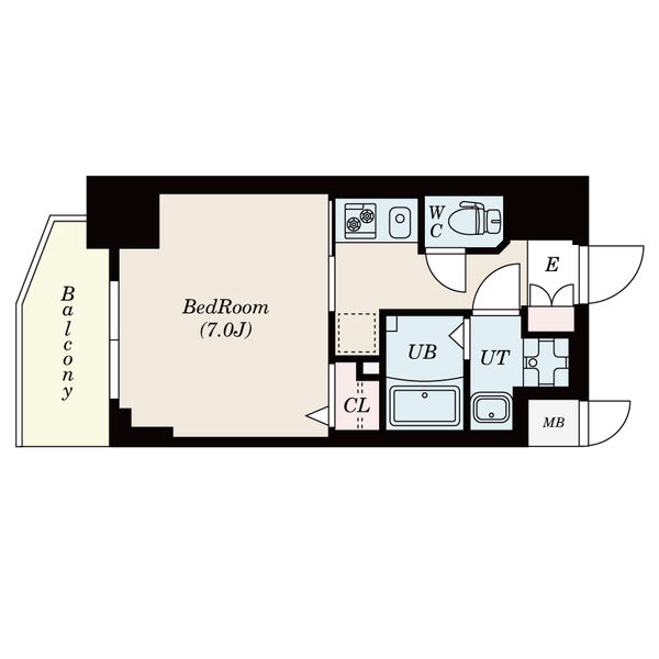 S-RESIDENCE平安通の間取り