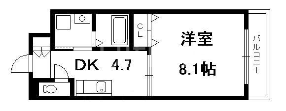 レクサス深草１号館の間取り