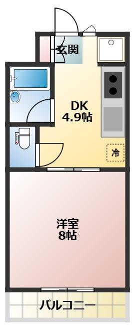 マンションフローラの間取り