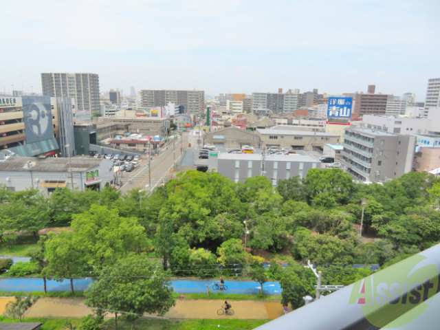 【大阪市西淀川区姫里のマンションの眺望】