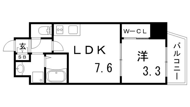 【セレニテ神戸元町の間取り】