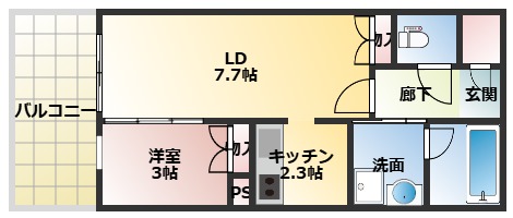 アーバンパーク淡路の間取り