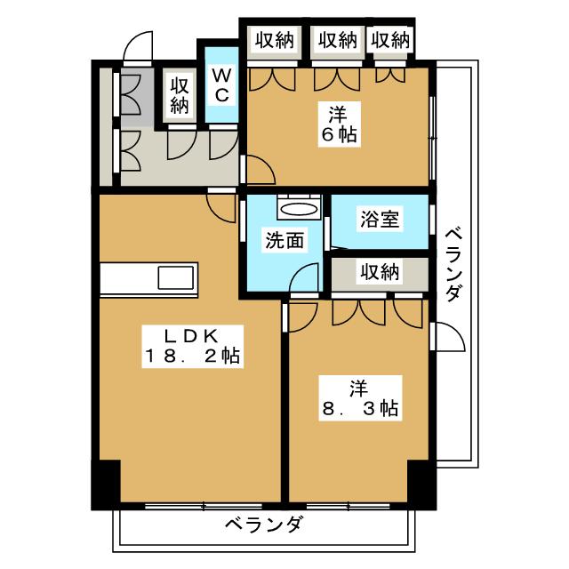 プライムメゾン高見の間取り