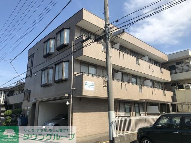 東松山市元宿のマンションの建物外観