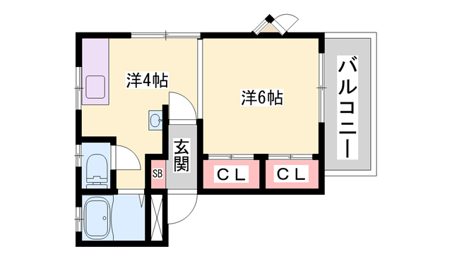 ファレ神明の間取り