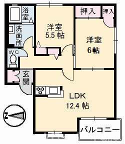 ラ・カーナ J棟の間取り