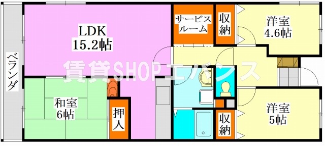 サンシティ津田沼の間取り