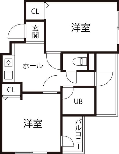 杉並区上荻のマンションの間取り