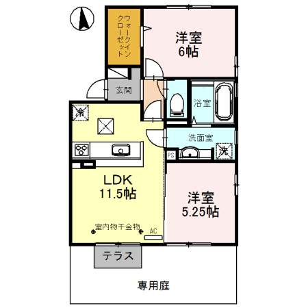 オモイデーナSの間取り