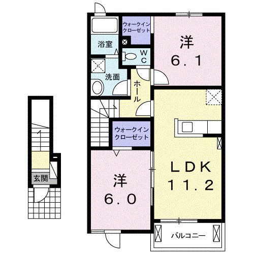 昇華IIの間取り