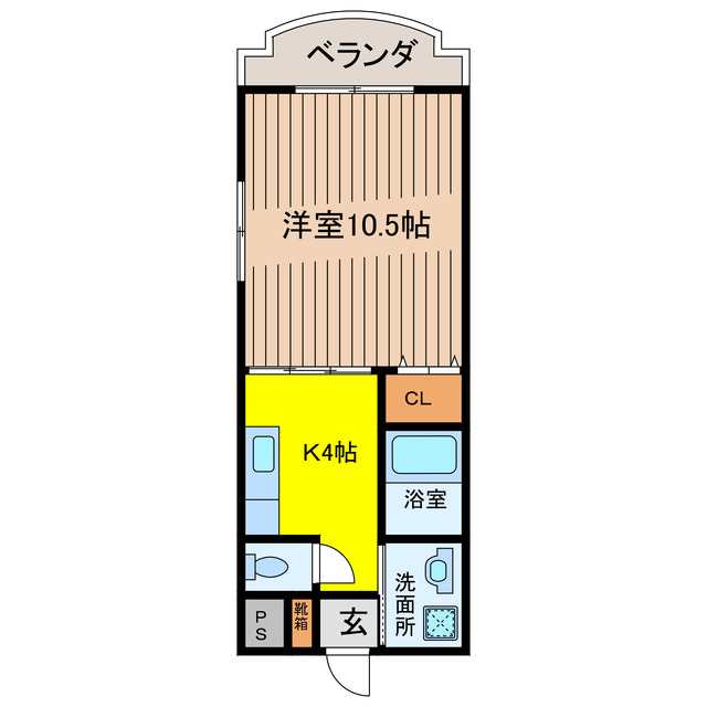 マンションＴＨＩＨＡの間取り