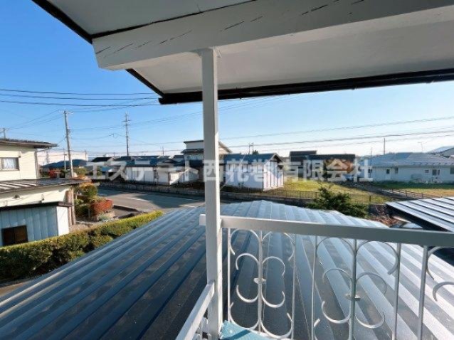 眺望　花巻中学校が見える距離にあります。