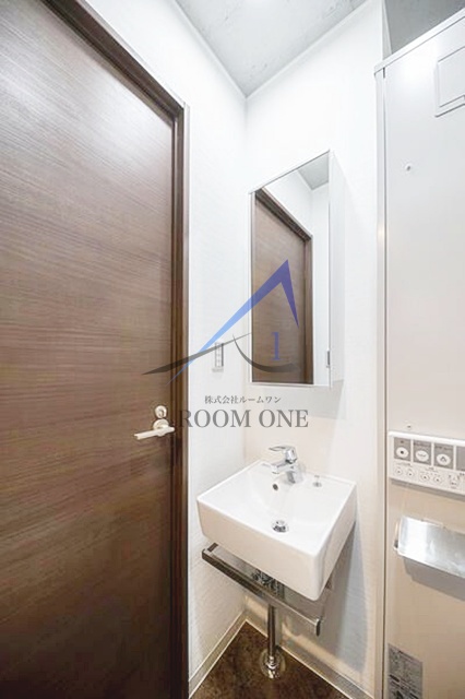 洗面設備　洗面台です。