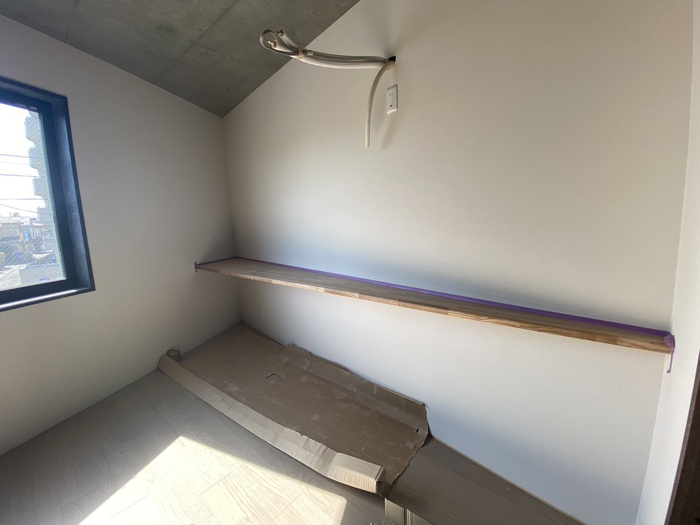 建物外観　建築中