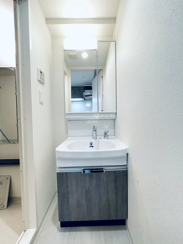 洗面設備　※別のお部屋の写真です