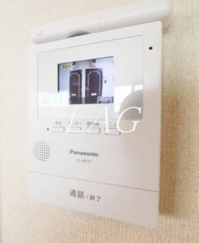セキュリティ　モニター付きインターフォンです。