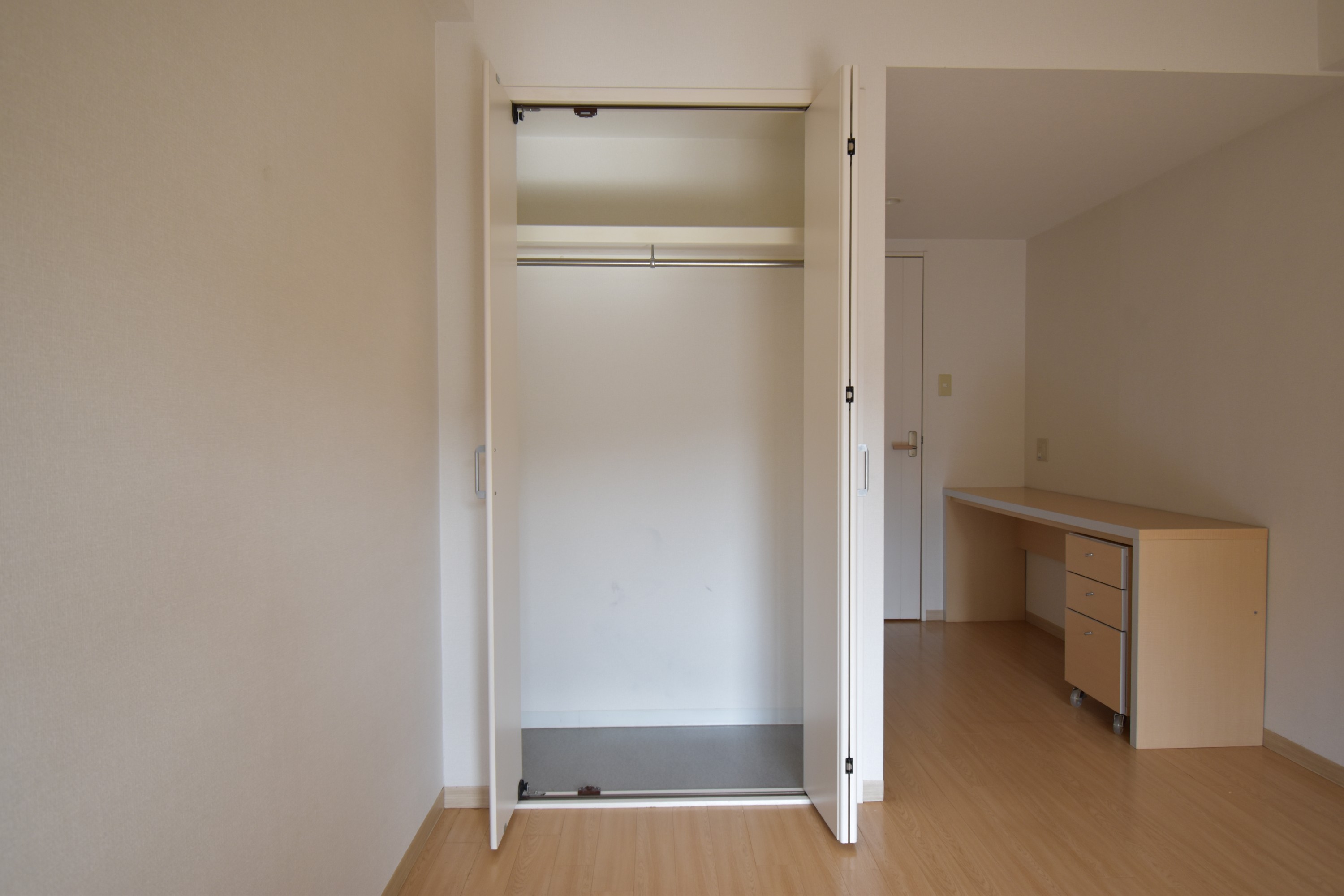 収納　※同建物の別のお部屋の写真です。
