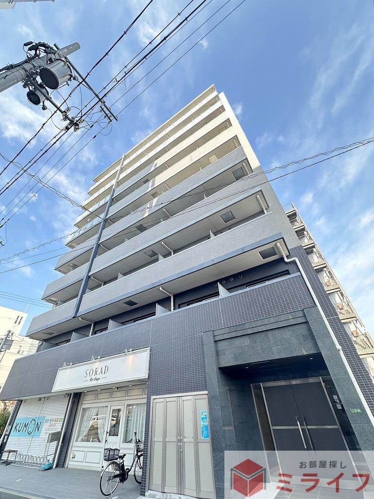 建物外観　インターネット無料で毎月のコストを節約！