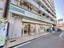 コンビニ　100円ローソン東住吉矢田店（コンビニ）まで500m