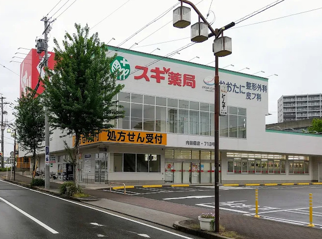 ドラックストア　スギ薬局 内田橋店（ドラッグストア）まで678m