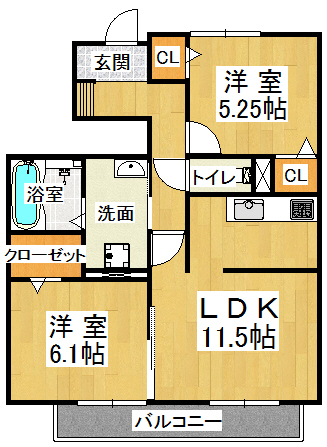 フィカーサ大久保の間取り写真