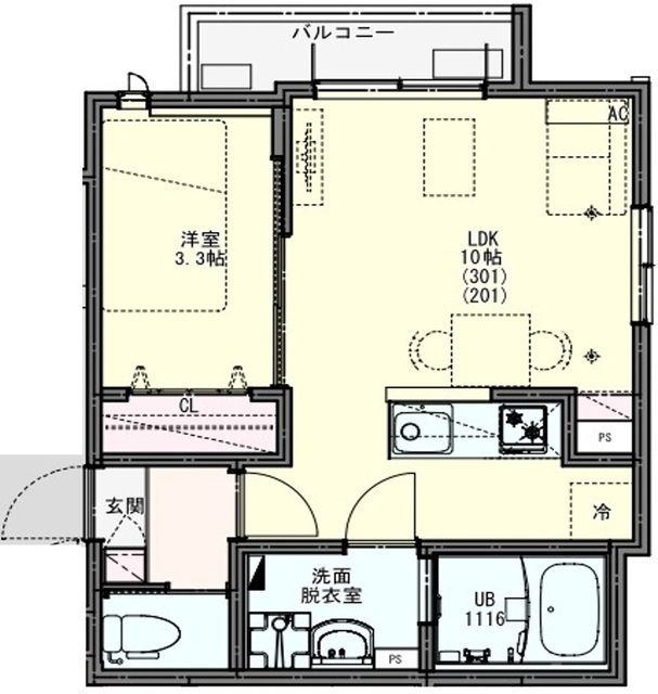 KEIAI RESIDENCE 北上尾の間取り写真