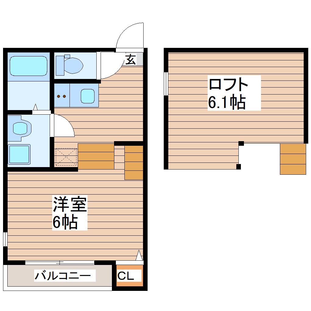 LEGARE卸町の間取り写真