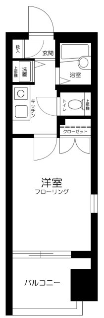 スカイコート中野第二の間取り写真
