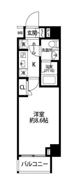 東武東上線 下板橋駅 徒歩8分 11階建 築10年の間取り写真