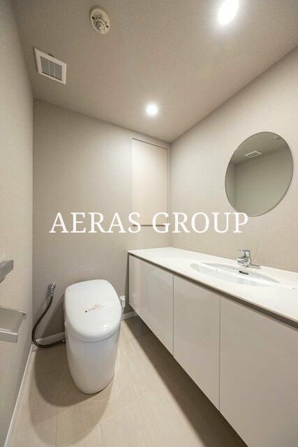 リバーポイントタワーのトイレ写真