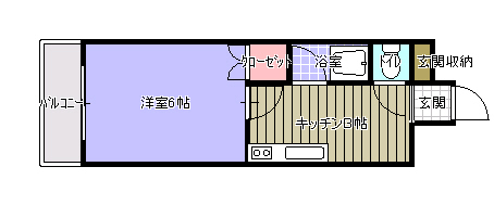 スカイアベニューいぼりの間取り