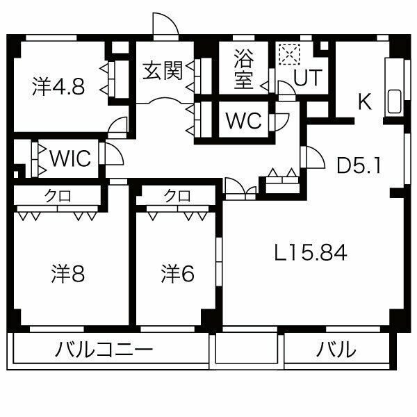 プロクシー貴船の間取り