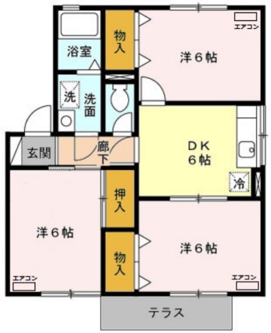 リヴェール高沢IICの間取り