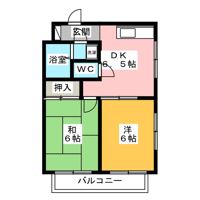 キャッスルミハラの間取り