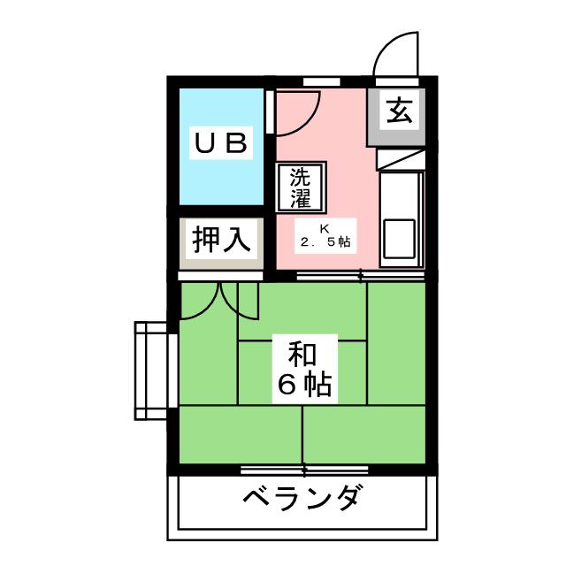 ハウス高峰の間取り