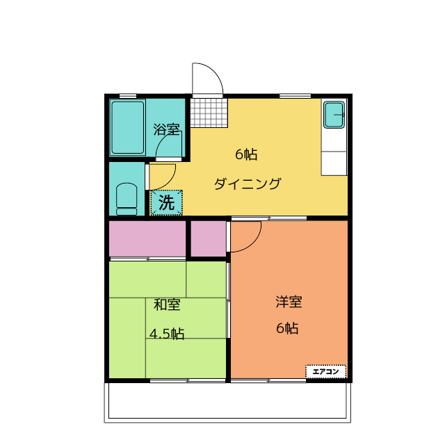 松戸市新松戸のマンションの間取り