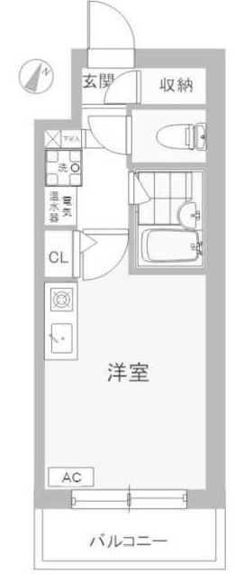 アンセラジオ新越谷の間取り