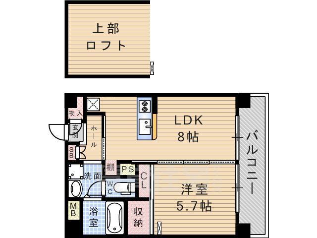 セレーナ塚口の間取り