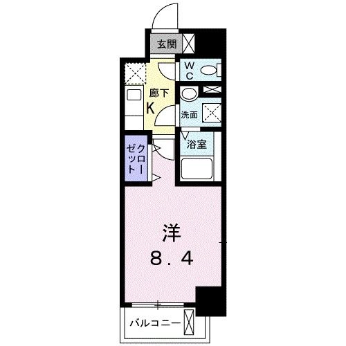 ルーカス　武之橋の間取り