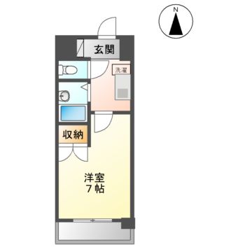 名古屋市中村区千成通のマンションの間取り