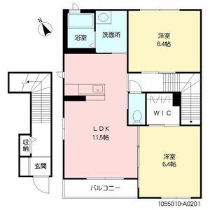 ハーバルタイムＡ棟の間取り