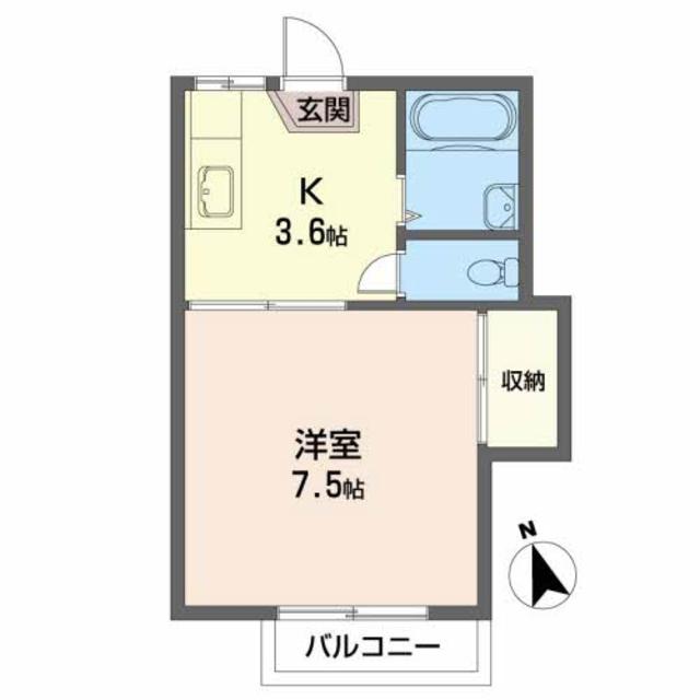 シティ中島丁Ａの間取り