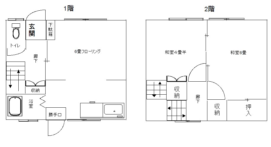 富士見ハウスの間取り