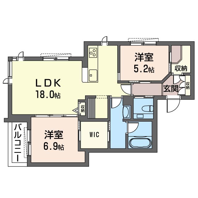 シティホームズIXの間取り