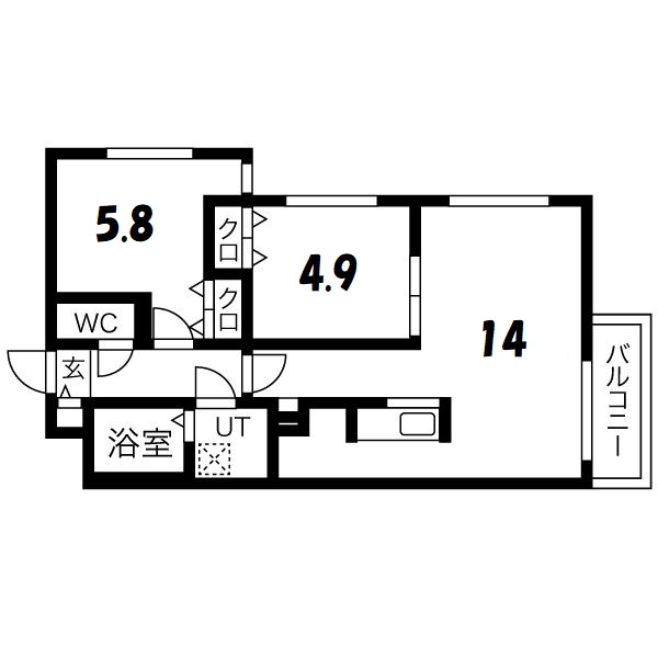 ブランシャール桑園の間取り