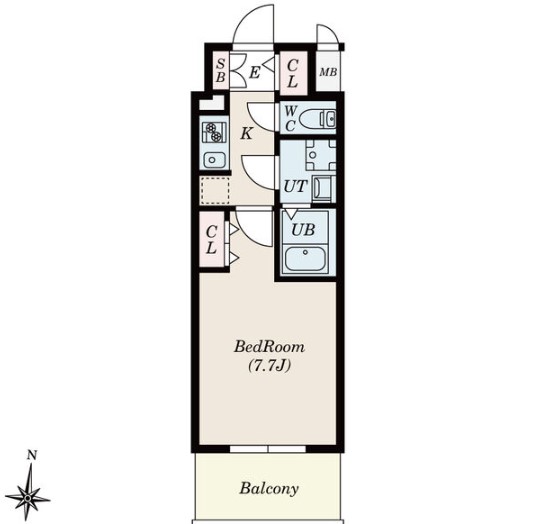 S-RESIDENCE堀田North IIの間取り