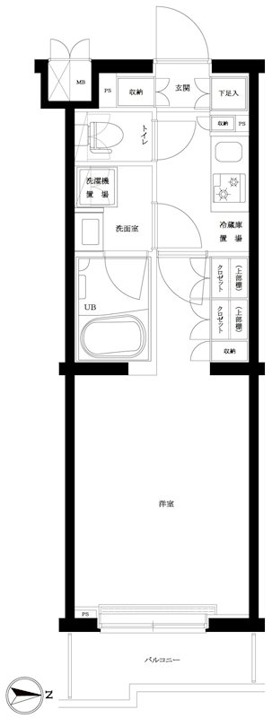 ルーブル武蔵新城参番館の間取り