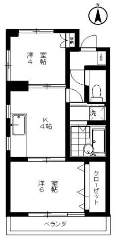 【江戸川区中葛西のマンションの間取り】