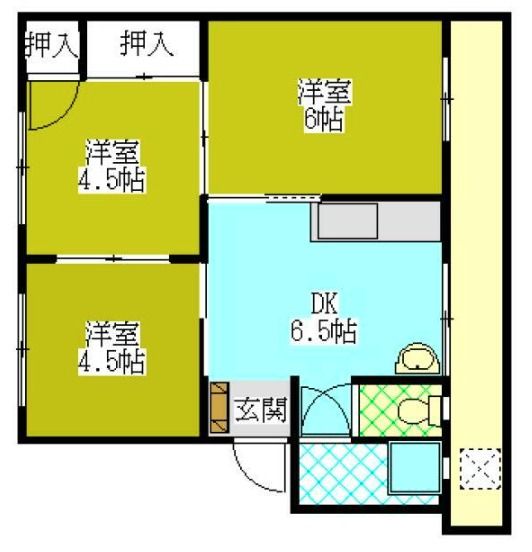 サンノーブル新川IIの間取り