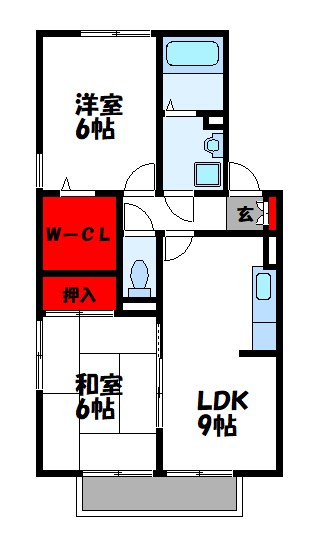 【ウィルモア美咲ヶ原の間取り】